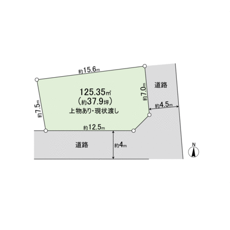 旭区清水3丁目土地 地形図 旭区清水3丁目土地 地形図