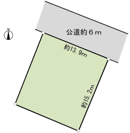 各務原市緑苑西2丁目 地形図 各務原市緑苑西2丁目 地形図