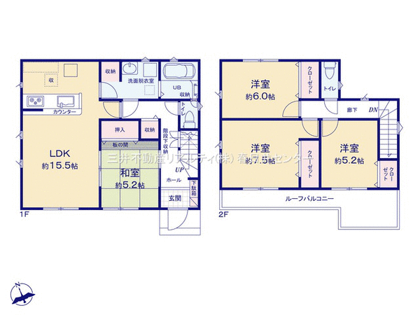 春日井市前並町1丁目 6号棟 間取り 春日井市前並町1丁目 6号棟 間取り