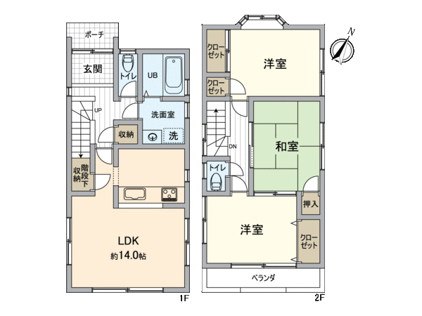 春日井市岩野町1丁目 間取り 春日井市岩野町1丁目 間取り