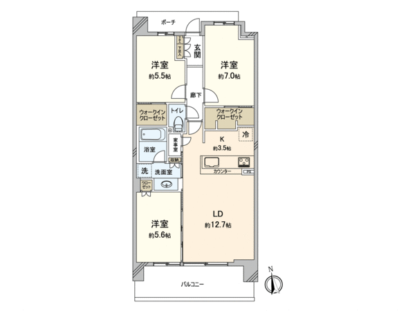 メガシティテラス A棟 間取り メガシティテラス A棟 間取り