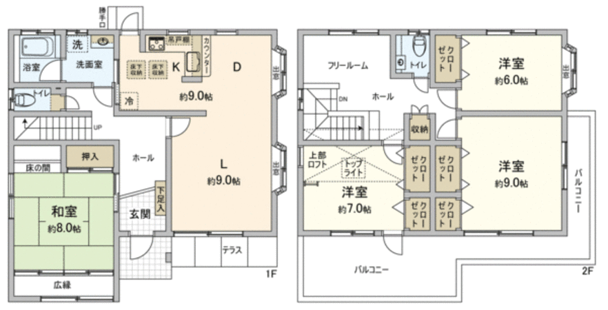 豊田市乙部ケ丘2丁目 間取り 豊田市乙部ケ丘2丁目 間取り