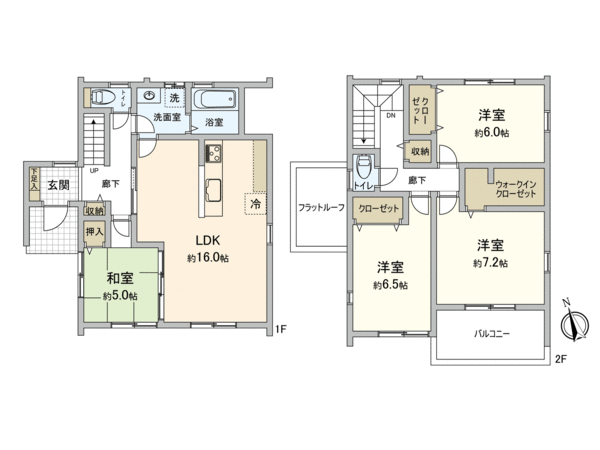 豊田市畝部西町屋敷 新築1-6号棟 間取り 豊田市畝部西町屋敷 新築1-6号棟 間取り