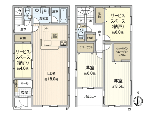 豊田市田中町5丁目 新築3号棟 間取り 豊田市田中町5丁目 新築3号棟 間取り