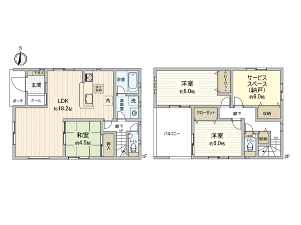 豊田市田中町5丁目 新築1号棟 間取り 豊田市田中町5丁目 新築1号棟 間取り