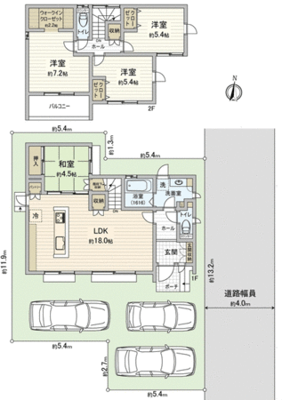 豊田市桝塚西町北小畔 間取り 豊田市桝塚西町北小畔 間取り