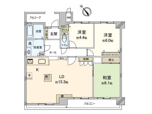 グローリアス豊田聖心町 間取り グローリアス豊田聖心町 間取り