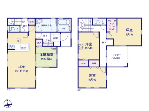 豊田市上郷町 新築1号棟 間取り 豊田市上郷町 新築1号棟 間取り