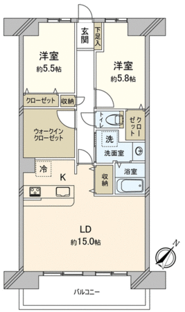 ダイアパレス岡崎南公園 西棟 間取り ダイアパレス岡崎南公園 西棟 間取り