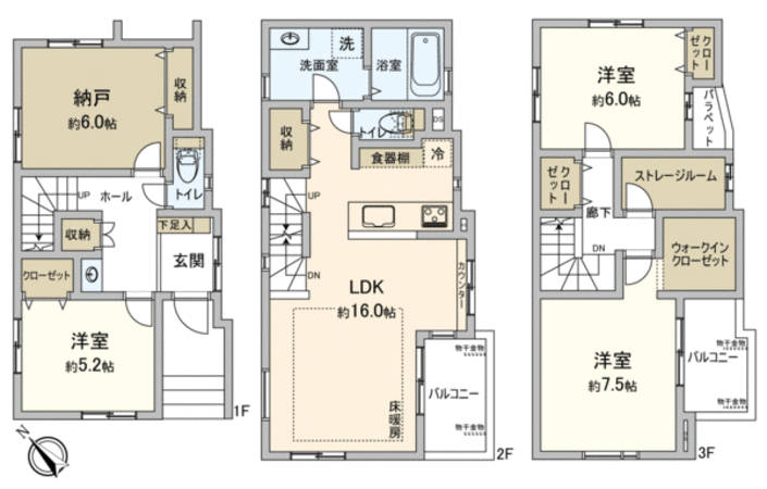 岡崎市宇頭町字後久 新築戸建 D号棟 間取り 岡崎市宇頭町字後久 新築戸建 D号棟 間取り