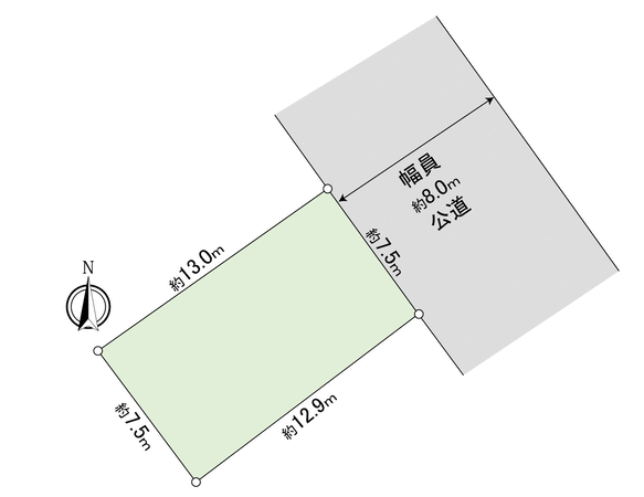 岡崎市中島西町二丁目 土地 地形図 岡崎市中島西町二丁目 土地 地形図