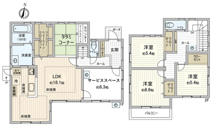日進市東山一丁目 戸建 間取り 日進市東山一丁目 戸建 間取り