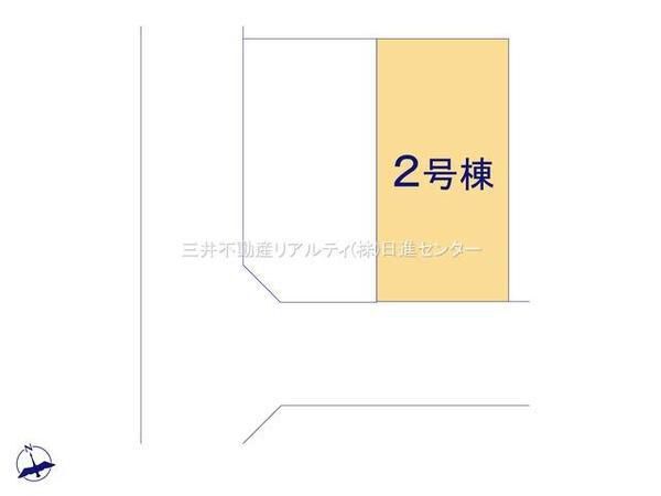 みよし市三好丘緑五丁目 新築2号棟 区画図 みよし市三好丘緑五丁目 新築2号棟 区画図
