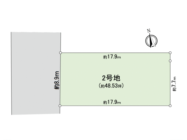 CENTURY CITI みよし市黒笹いずみ1丁目 2号地 地形図 CENTURY CITI みよし市黒笹いずみ1丁目 2号地 地形図