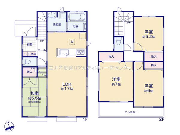 一宮市常願通6丁目・戸建 間取り 一宮市常願通6丁目・戸建 間取り