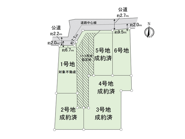 一宮市小信中島字北東山 1号地 地形図 一宮市小信中島字北東山 1号地 地形図