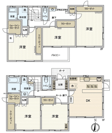 清須市西枇杷島町芳野1丁目 戸建 間取り 清須市西枇杷島町芳野1丁目 戸建 間取り