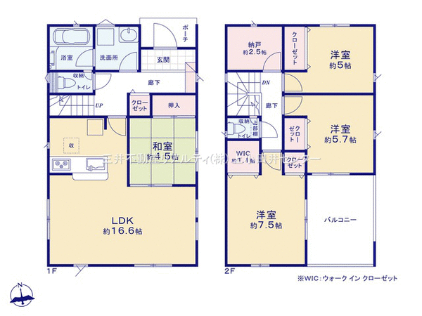 清須市朝日天王 新築戸建 間取り 清須市朝日天王 新築戸建 間取り