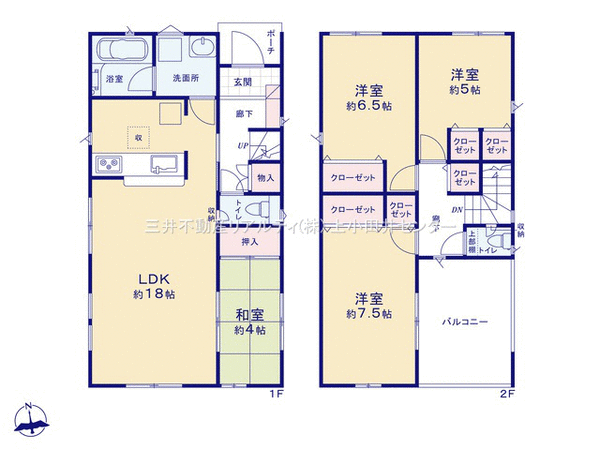 清須市朝日天王 新築戸建 間取り 清須市朝日天王 新築戸建 間取り