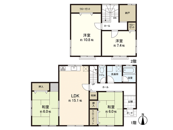 戸建 向陽台四丁目 間取り 戸建 向陽台四丁目 間取り