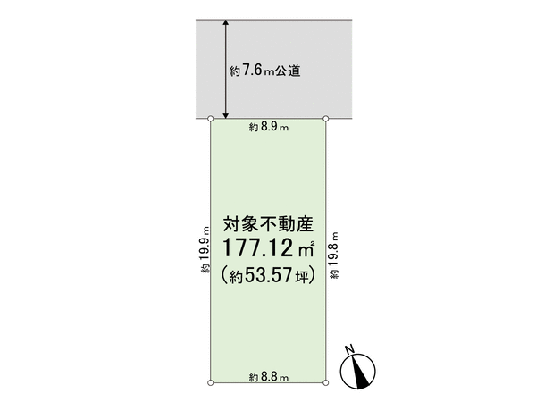 太白2丁目 土地 間取り 太白2丁目 土地 間取り