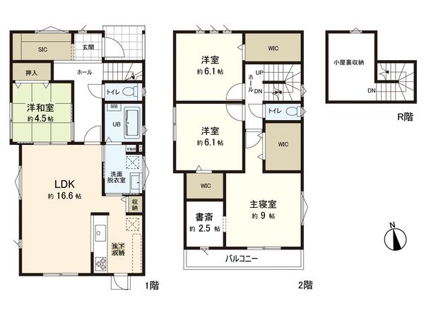 将監五丁目新築戸建てA棟 間取り 将監五丁目新築戸建てA棟 間取り