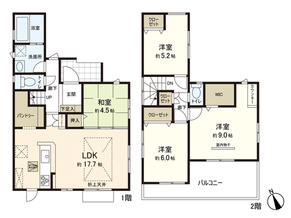 新築戸建 恵和町 間取り 新築戸建 恵和町 間取り