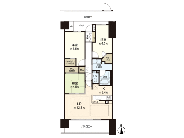 プラウド仙台河原町 間取り プラウド仙台河原町 間取り