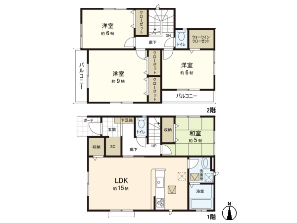 茂庭台5丁目新築戸建 間取り 茂庭台5丁目新築戸建 間取り