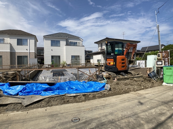 霞目2丁目新築戸建 建築中現地写真 霞目2丁目新築戸建 建築中現地写真