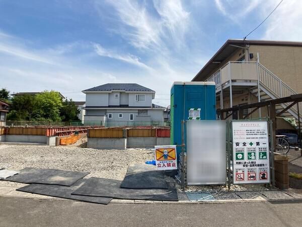 桜ケ丘 新築1号棟 建築中現地写真 桜ケ丘 新築1号棟 建築中現地写真