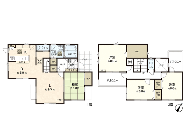 土手内2丁目 中古戸建 間取り 土手内2丁目 中古戸建 間取り