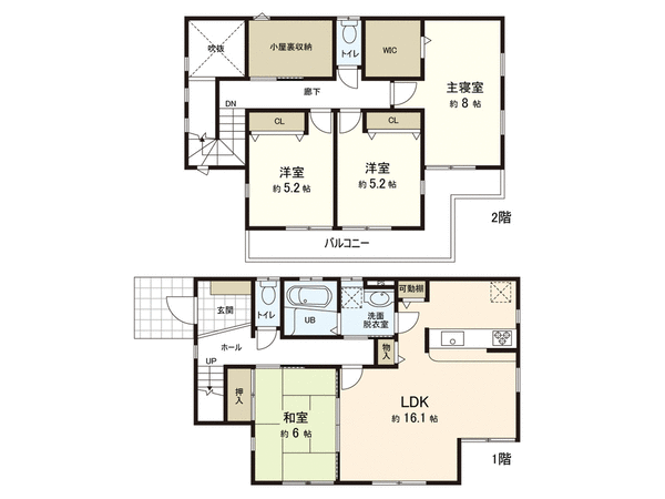 西中山1丁目 戸建 間取り 西中山1丁目 戸建 間取り