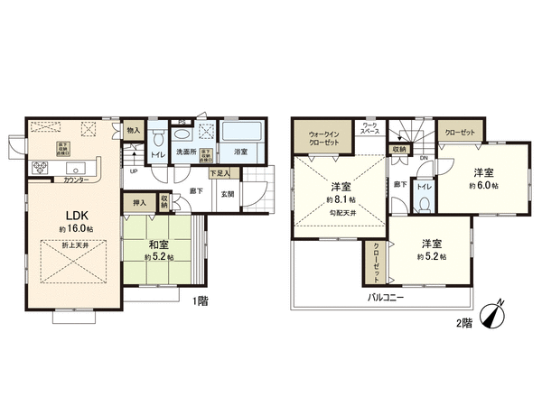 新築戸建 南吉成2丁目 間取り 新築戸建 南吉成2丁目 間取り
