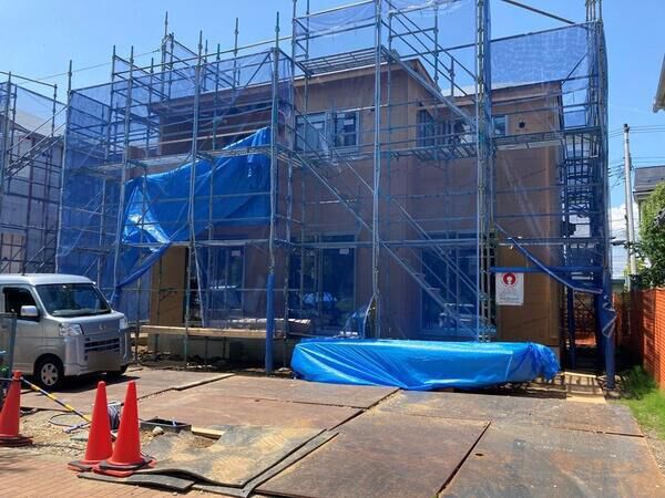 新築戸建 南吉成2丁目 2号棟 建築中外観写真 新築戸建 南吉成2丁目 2号棟 建築中外観写真