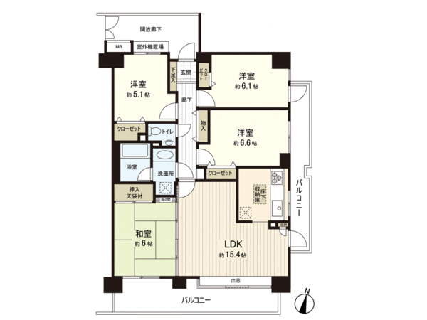 木町シティハウス 間取り 木町シティハウス 間取り