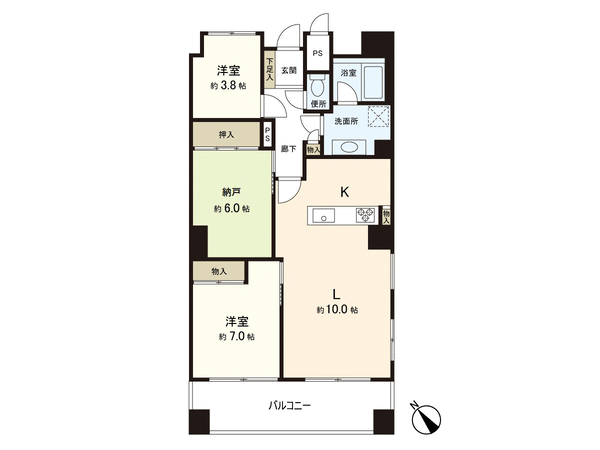 ライオンズマンション大和第5 間取り ライオンズマンション大和第5 間取り