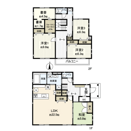 荒井7丁目 中古戸建 間取り 荒井7丁目 中古戸建 間取り