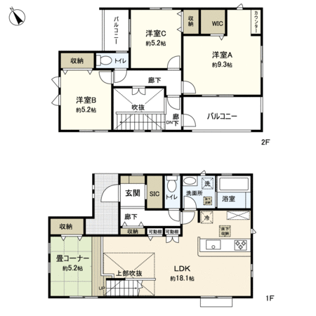 若林5丁目 新築戸建 間取り 若林5丁目 新築戸建 間取り