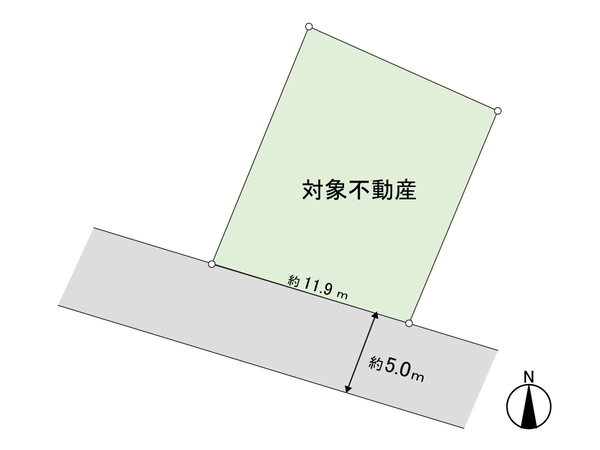 緑ヶ丘二丁目 土地 地形図 緑ヶ丘二丁目 土地 地形図