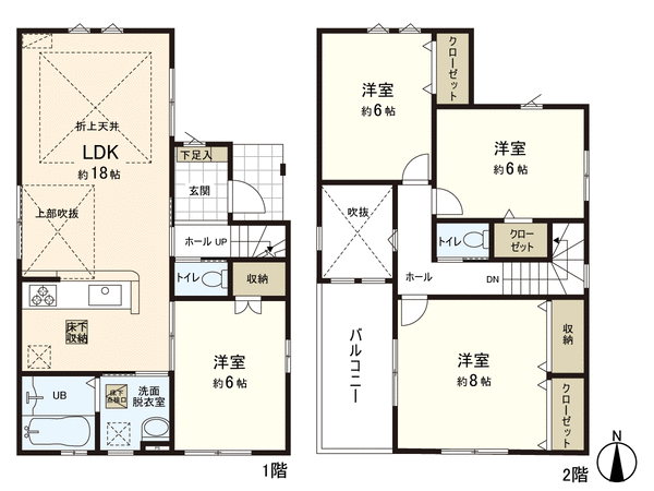 新築戸建 台原4丁目 間取り 新築戸建 台原4丁目 間取り