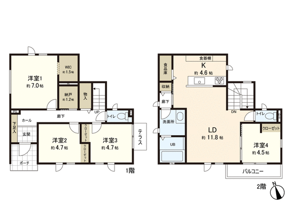 宮城県仙台市若林区若林7丁目 間取り 宮城県仙台市若林区若林7丁目 間取り