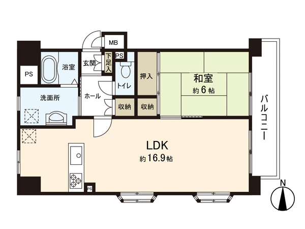 ラブリハイツ仙台福田町 間取り ラブリハイツ仙台福田町 間取り