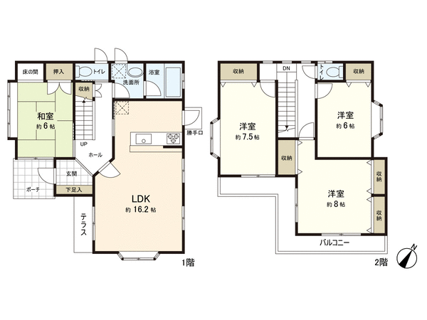鷺ヶ森1丁目 中古戸建 間取り 鷺ヶ森1丁目 中古戸建 間取り