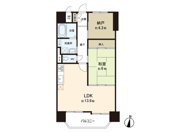 ライオンズマンション福田町 間取り ライオンズマンション福田町 間取り