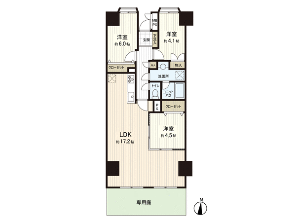 二日町パークマンション 間取り 二日町パークマンション 間取り
