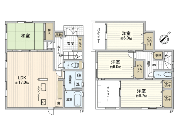 串戸二丁目 新築戸建 間取り 串戸二丁目 新築戸建 間取り