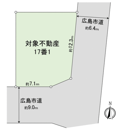 藤の木3丁目 土地 地形図 藤の木3丁目 土地 地形図