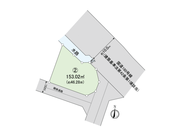 ストークビレッジ小山2号地 地形図 ストークビレッジ小山2号地 地形図