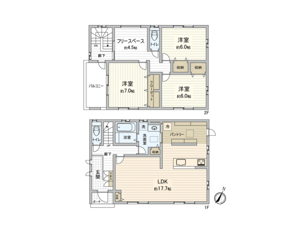 円山新築戸建 間取り 円山新築戸建 間取り